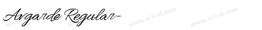 Avgarde Regular字体转换 Avgarde Regular字体转换